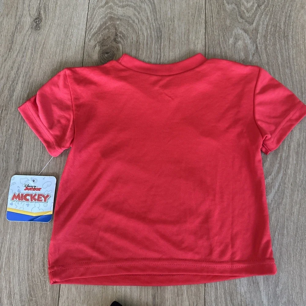Disney Junior Mickey Mouse "Cool Kid" Baby Short Set Size 12M 2 Piece NEW - Picture 4 of 7